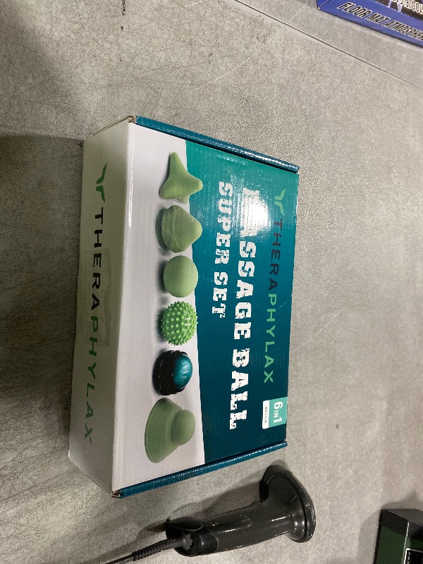 Photo 1 of Physical Therapy Pain Relief Massage Ball Set for Trigger Point Release - Myofascial Release Tool & Deep Tissue Massage Set of 6 Pieces - Lacrosse, Spiky, Hand Roller & Mountable Self Massage Ball
