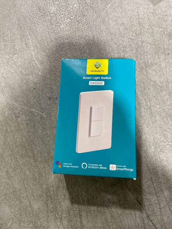 Photo 1 of Smart Light Switch, WiFi Smart Double Switch Button, Compatible with Alexa and Google Home, Remote Control with Timing Funtion, No Hub Required,Smart Life APP Provides Control from Anywhere