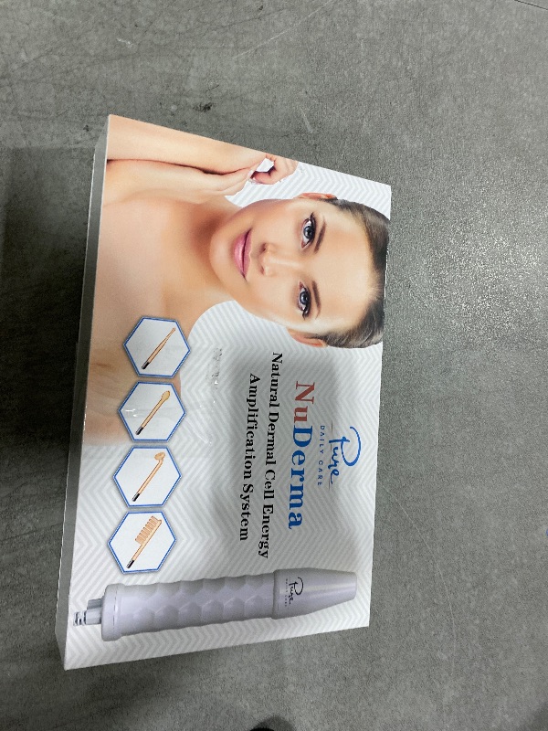 Photo 1 of Pure Daily Care NuDerma Handheld Skin Therapy Wand Machine w/Neon – Anti-Aging - Skin Tightening - Wrinkle Reducing - Dark Circles – Clarifying - Hair & Scalp Stimulator