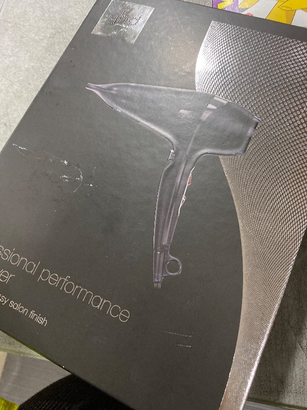 Photo 1 of ghd Air Hair Dryer — 1600w Professional Blow Dryer, Salon Strength Motor, Concentrator Nozzle, Adjustable Temperature Setting, and Ionic Technology for Super-Fast Drying — Black
