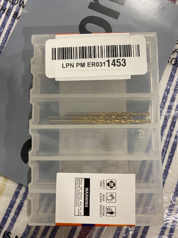 Photo 1 of INTOO Mini Drill Bit Set 60 Pcs+12 Pcs Free High Speed Steel HSS Titanium Micro Drill Bits 3/64"-1/8" Metal,Plastic,Wood, Small Drill Bit