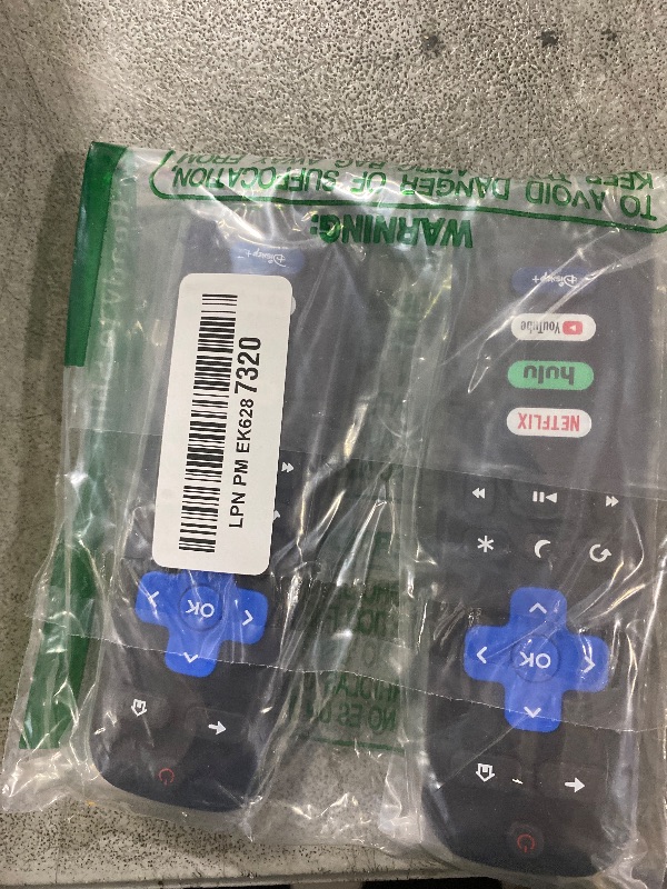 Photo 1 of (Pack of 2) Replacement Remote Control Only for Roku TV, Compatible for TCL Roku/Hisense Roku/Onn Roku/Sharp Roku/Element Roku/Westinghouse Roku/Philips Roku Smart TVs (Not for Roku Stick and Box)