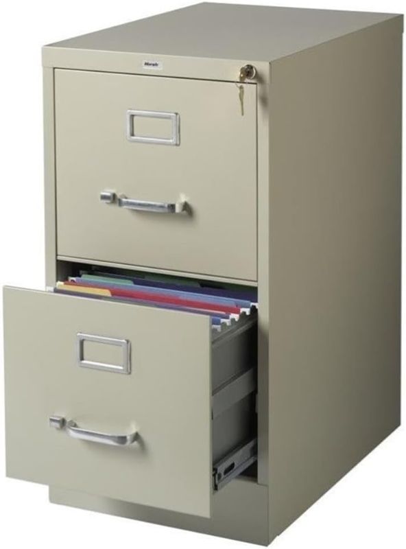 Photo 1 of 2" Deep 2-Drawer Letter-Size Commercial Vertical File
