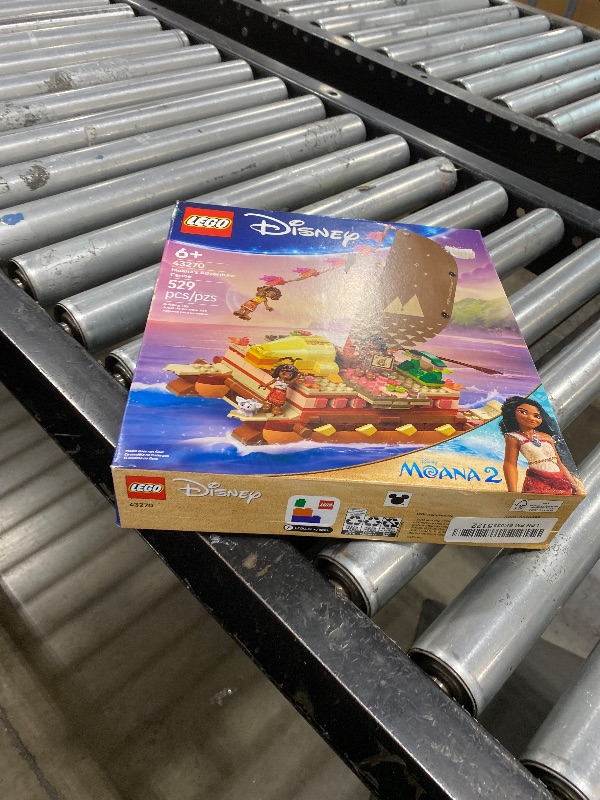 Photo 1 of LEGO Disney Moana's Adventure Canoe Building Toy Set - Pretend Play Toy Boat for Kids, Girls & Boys, Ages 6+ - Gift for Birthdays - 43270
