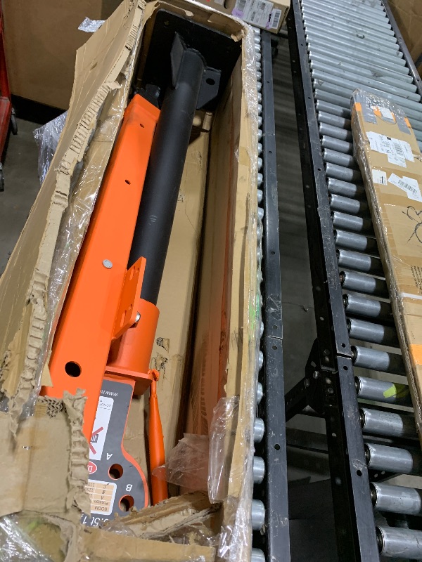 Photo 1 of Rock-Hulk Pickup Truck Jib Crane - 1100lb Capacity Folding Truck-Mounted Design, Painted Steel with 360° Swivel