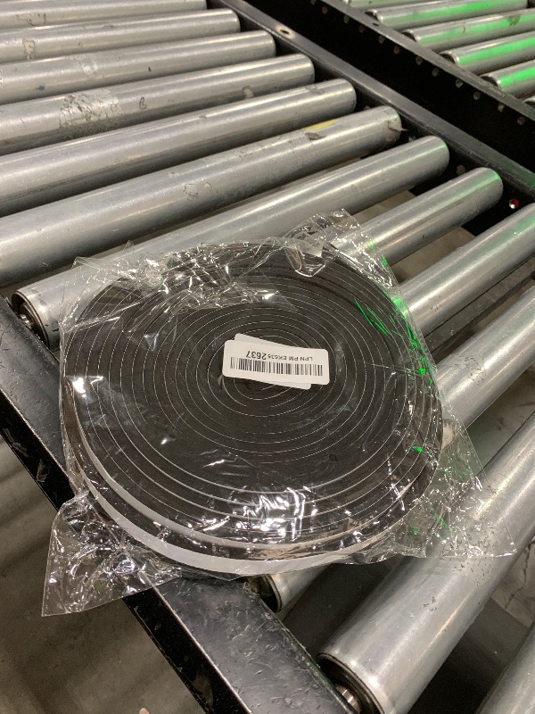 Photo 1 of Kikerike Self Adhesive Foam Tape Weatherstrip 1/2In x 1/4In x 42Ft High Density Foam Insulation Strips Seal Weather Stripping with Strong Adhesive for Door and Window Sound Isolation Soundproofing
