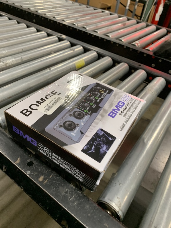 Photo 1 of BOMGE USB Audio Interface(32bit/192 kHz) with XLR,phantom power,Direct Monitoring,Loopback for PC Recording,Streaming,Guitarist,Vocalist and Podcasting