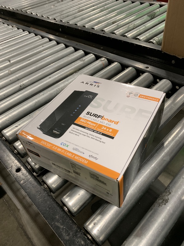 Photo 1 of ARRIS (SBG7400AC2) - Modem Router Combo - Fast DOCSIS 3.0 & AC2350 WiFi, for Comcast Xfinity, Cox, check with ISP for compatibility [Not for Spectrum], Four 1 Gbps Ports, 800 Mbps Max Internet Speed