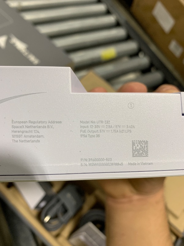 Photo 1 of Mesh Router for Starlink Gen 3 with WiFi 6 | Works with Gen 1/2 Rectangular Dish and Gen 3 Flat Dish, White, UTR-32