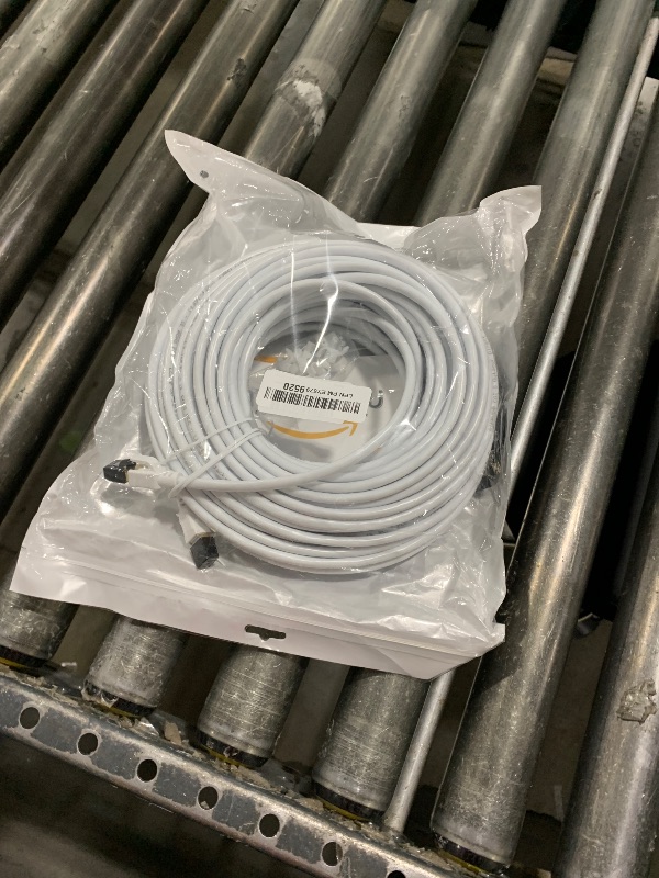 Photo 1 of Cat 8 Ethernet Cable 100 ft Internet Network LAN Patch Cable Cord High Speed 2000Mhz 40Gbps RJ45 Cables for Gaming, Xbox, PS5, PS4, Modem, Router, Outdoor Compatible for Cat7/Cat6a/Cat5e Network