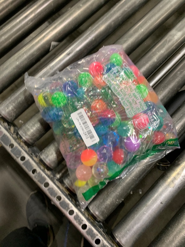 Photo 1 of 144 Pcs Bouncy Balls Bulk 32mm Bounce Balls 6 Styles High Bouncing Balls Toys for Kids Party Favors Birthdays Gift Classroom ssorted Colorful High Bouncing Ball for Boys Gilrs Birthday Carnival Prizes