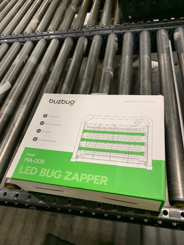 Photo 1 of Buzbug LED Bug Zapper Indoor, 10 Years Lifespan 3 Lamps Enhance Insect Attraction, 3800V High-Voltage, Electric Mosquito Zapper, Fruit Fly Mosquito Moth Gnat Trap, Killer, Zapper -MA009