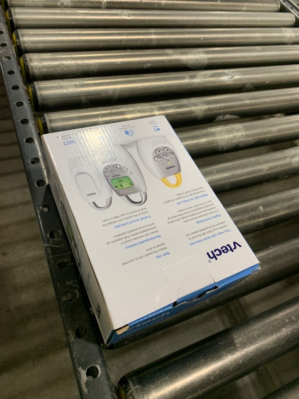 Photo 1 of VTech DM221-2 Audio Baby Monitor with up to 1,000 ft of Range, Vibrating Sound-Alert, Talk Back Intercom, Night Light Loop & Two Parent Units, White