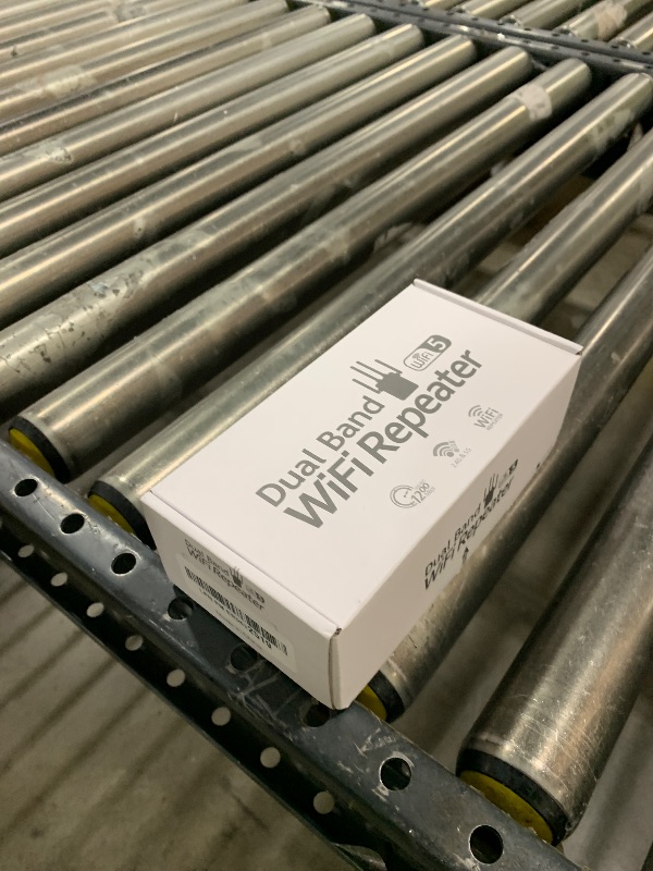 Photo 1 of AOOEPU WiFi Booster, 1200Mbps WiFi Extender Signal Booster for Home, 12880 Sq Ft Coverage, 105 Devices, Dual Band 2.4/5GHz Internet Extender WiFi Booster