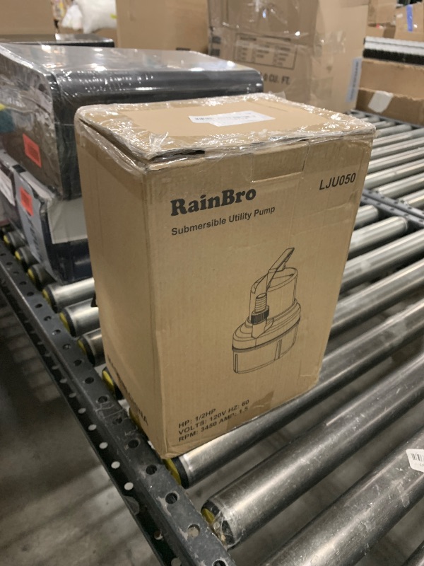 Photo 1 of Submersible Sump Pump, Clean/Dirty Water Pump, Portable Utility Pump With 25-Foot Cord, Ideal for Swimming Pool, Garden Pond, Basement, and Flood Relief Drainage