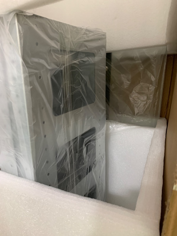 Photo 1 of IKTCH 36-Inch Island Mount Range Hood, 900 CFM Ducted, Stainless Steel & Tempered Glass, Gesture Sensing & Touch Control, 4-Speed Fan