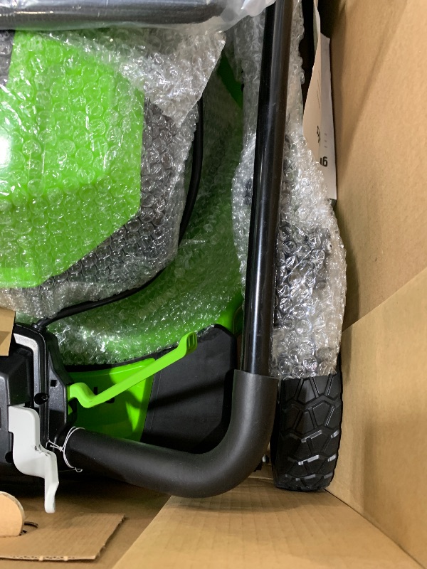 Photo 1 of Greenworks 48V (2 x 24V) 21" Brushless Cordless (Self-Propelled) Lawn Mower (LED Headlight), (2) 5.0Ah Batteries and Dual Port Rapid Charger Included (125+ Compatible Tools)