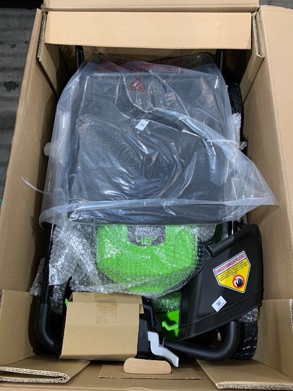 Photo 1 of Greenworks 48V (2 x 24V) 21" Brushless Cordless (Self-Propelled) Lawn Mower (LED Headlight), (2) 5.0Ah Batteries and Dual Port Rapid Charger Included (125+ Compatible Tools)