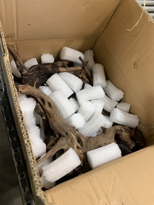 Photo 1 of LANDEN Panna Natural Driftwood for Aquarium Decor Freshwater Fish Tank(12-14 inches, 30-35cm) 4pcs Terrariums Vivariums Reptile and Amphibian Enclosures Lizard Bearded Dragon Tortoise Various Shapes