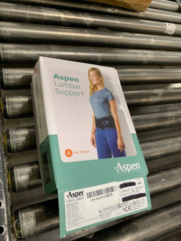 Photo 1 of ASPEN Lumbar Support Back Brace, Patented Pulley System with Targeted Compression, Pain Relief for Men & Women, XX-Large 43"-52"