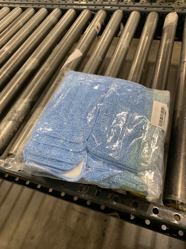 Photo 1 of Microfiber Mop Pad for Rubbermaid Commercial 20 Inch Mop Head - 10 Pack Wet & Dry Commercial Cleaning Refills Reusable Mop Refills Fit for Any Microfiber Flat Mop System 18" to 21"
