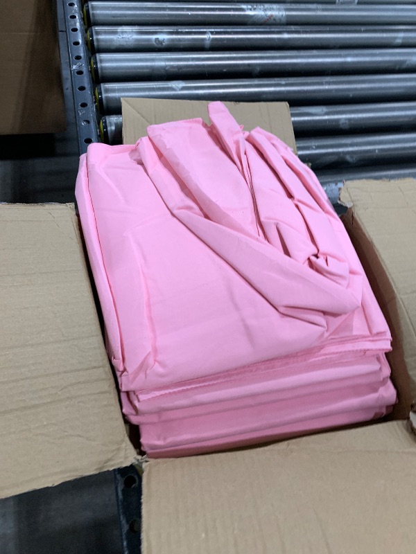 Photo 1 of Niuara Pink Fabric Rectangle Table Cloth - 6 Pack, 60" × 102" Washable Tablecloth for 5FT Tables, Wrinkle-Resistant & Heat-Proof Table Cover for Weddings, Dinners & Parties
