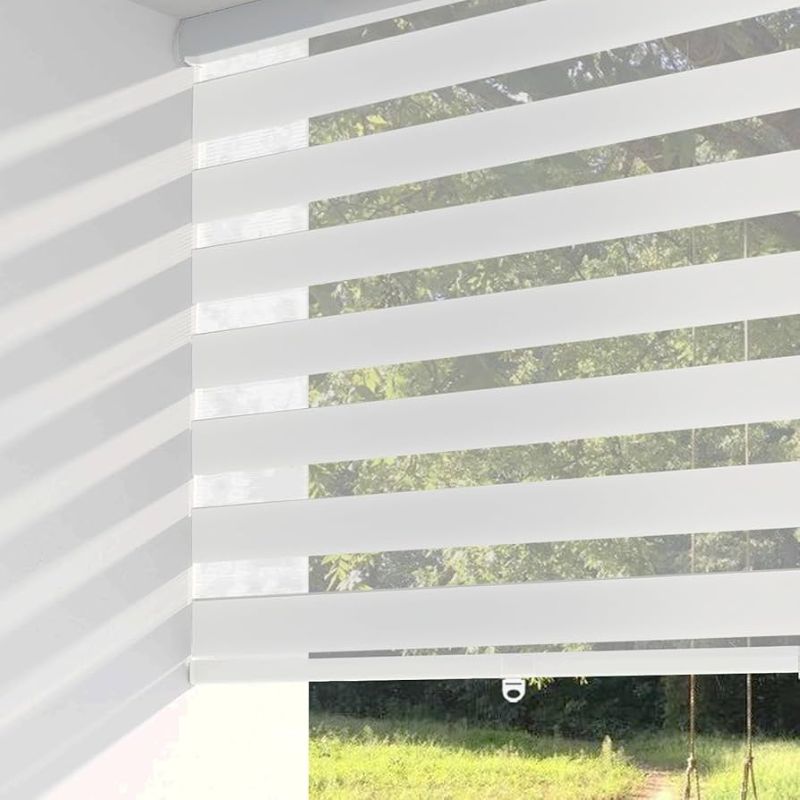 Photo 1 of SHADESU Cordless Zebra Blinds for Indoor Windows, Light Filtering Shades