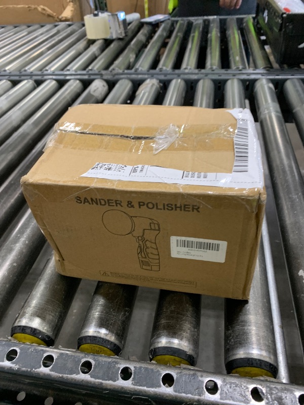 Photo 1 of Cordless Sander, 3" Palm Sander with 16.8V 3.0Ah Li-ion Battery, 3500RPM Mini Polisher, 19 Accessories Sander Tool for Sanding/Polishing/Waxing/Cleaning
