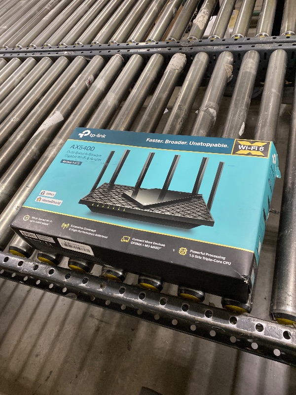Photo 1 of TP-Link AXE5400 Tri-Band WiFi 6E Router (Archer AXE75), 2025 PCMag Editors' Choice, Gigabit Internet for Gaming & Streaming, New 6GHz Band, 160MHz, OneMesh, Quad-Core CPU, VPN & WPA3 Security