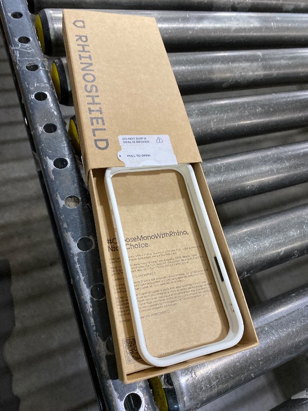 Photo 1 of RhinoShield Phone Case Compatible with iPhone 17 Pro | Mod NX - Modular Protective Bumper Case Without Backplate - White