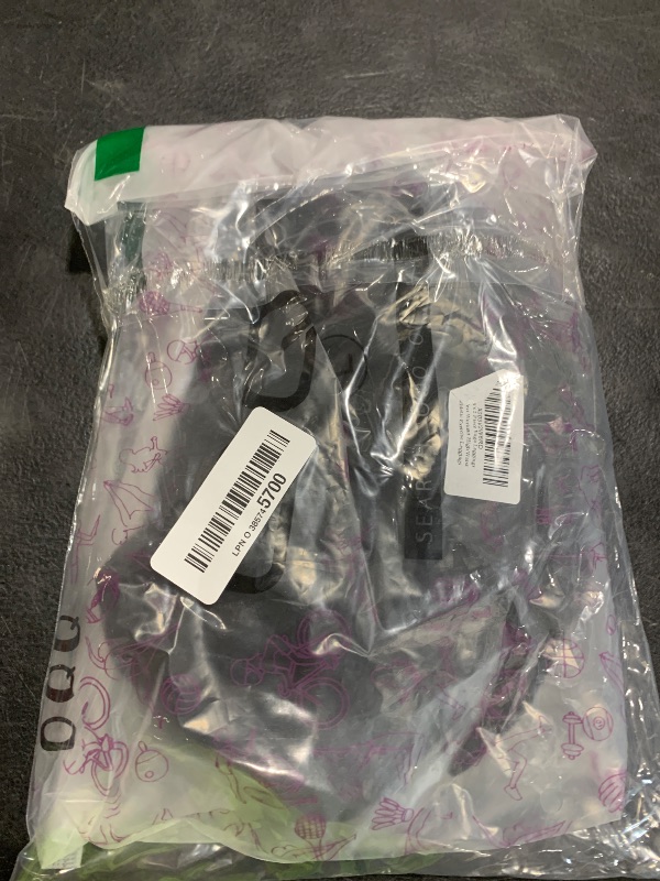 Photo 1 of  Women's 1 Piece Yoga Leggings Ribbed Seamless Workout High Waist Cross Over Athletic Exercise Leggings Black 