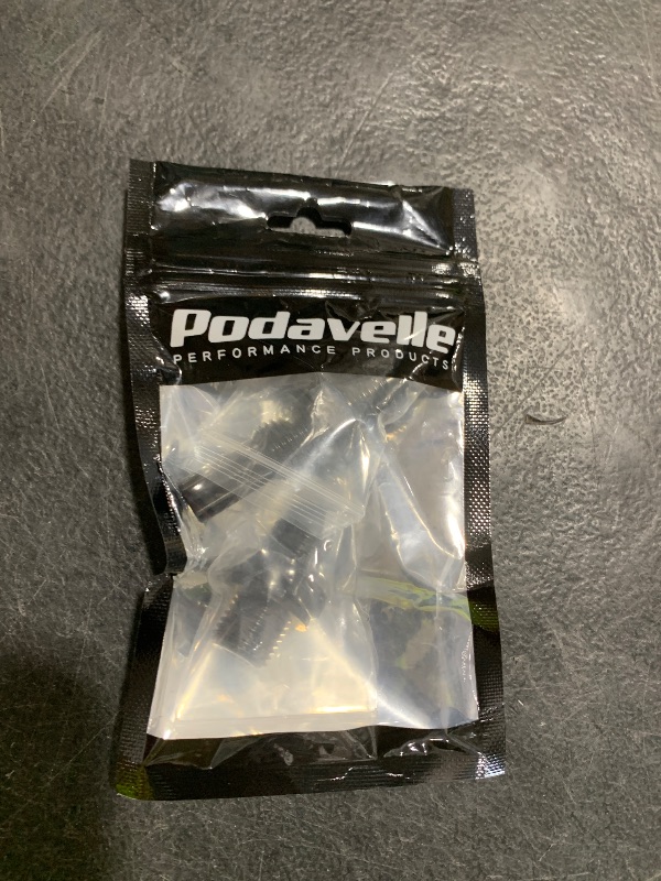 Photo 1 of Podavelle 6AN Male to 5/8-18 Inverted Flare Adapter Fitting Connector Aluminum Black, Pack of 2