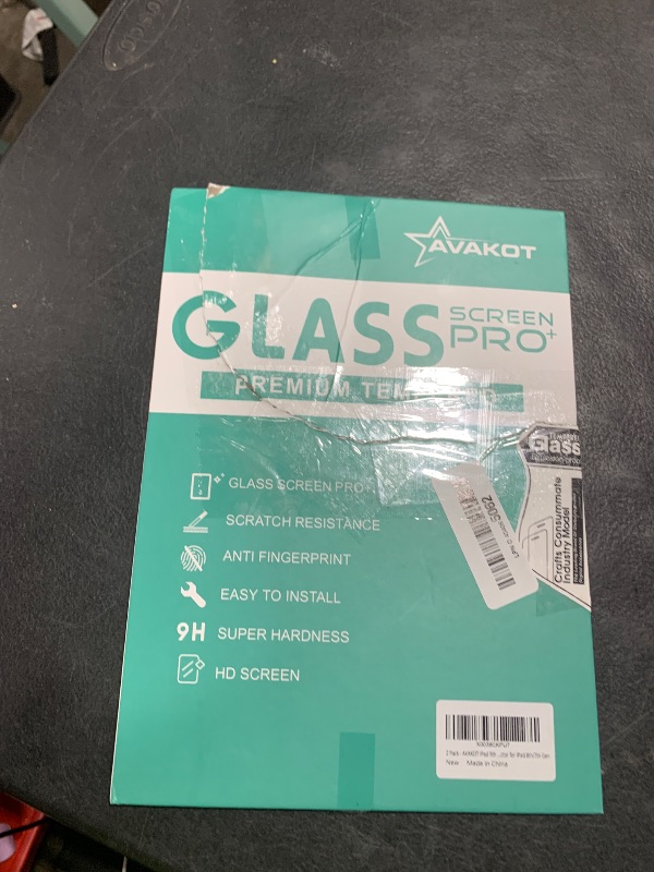 Photo 1 of avakot 2 Pack Screen Protector for iPad 10.2, Tempered Glass Film Compatible with iPad 9th Generation 10.2 Inch 2021/2020/2019 Anti-Scratch Sensitive Dropproof Screen Protector for iPad 8th/7th Gen