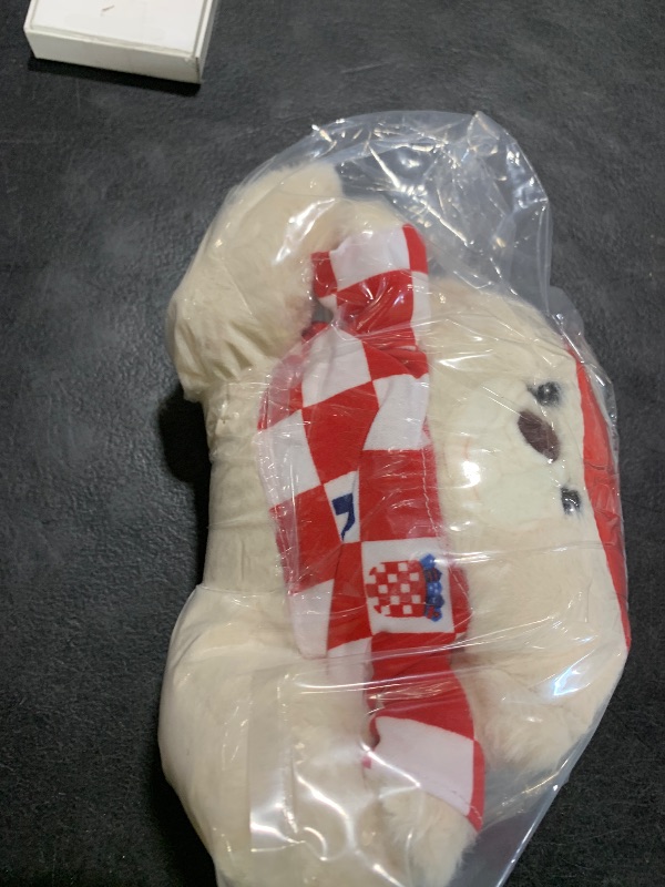 Photo 1 of Gjlzfwbx Teddy Bear Plush Toy 8 inch Soccer Dress up Teddy Bear Stuffed Animal Children's Birthday Gift Girl Friend's Playmate (White)