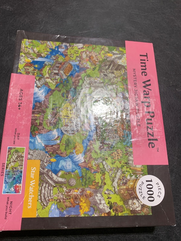 Photo 1 of Time Warp Puzzle Mystery Jigsaw Puzzle 1000 Pieces for Adults Day Night Series - A Challenging, Difficult, Picture Changing Puzzle to Solve 26.625 x 19.25 in (Starwatchers)