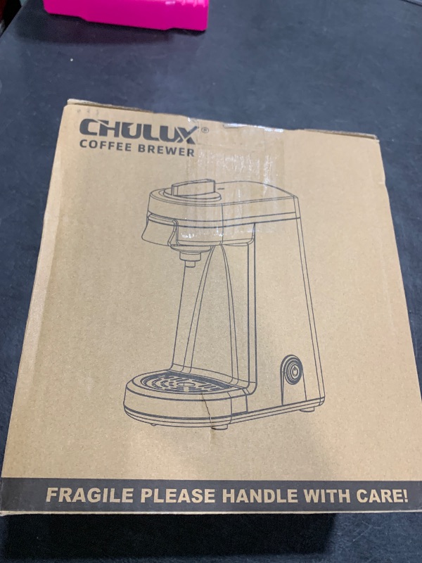 Photo 1 of CHULUX Single Serve Coffee Maker for K Capsule and Ground Coffee, Single Cup Coffee Machine, Black