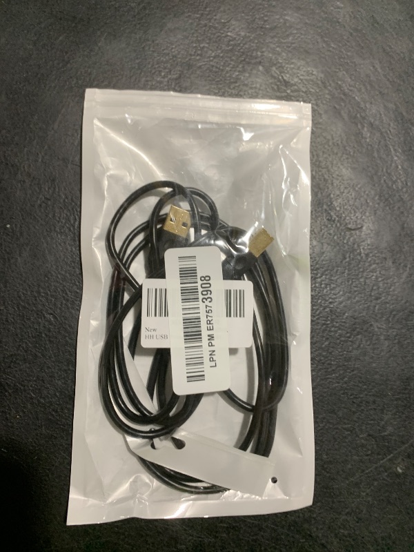 Photo 1 of Printer Cable 6FT USB 2.0 Printer Cable USB-A to USB-B Cables, High Speed Scanner Print Cord for HP Canon Dell Samsung Epson Brother Lexmark Xerox, MIDI Cables for Digital Piano DAC MIDI Controller