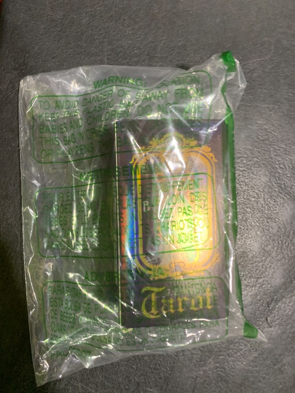 Photo 1 of Smoostart 78 Tarot Cards with Guidebook, Holographic Tarot Cards Deck Future Telling Game with Colorful Box