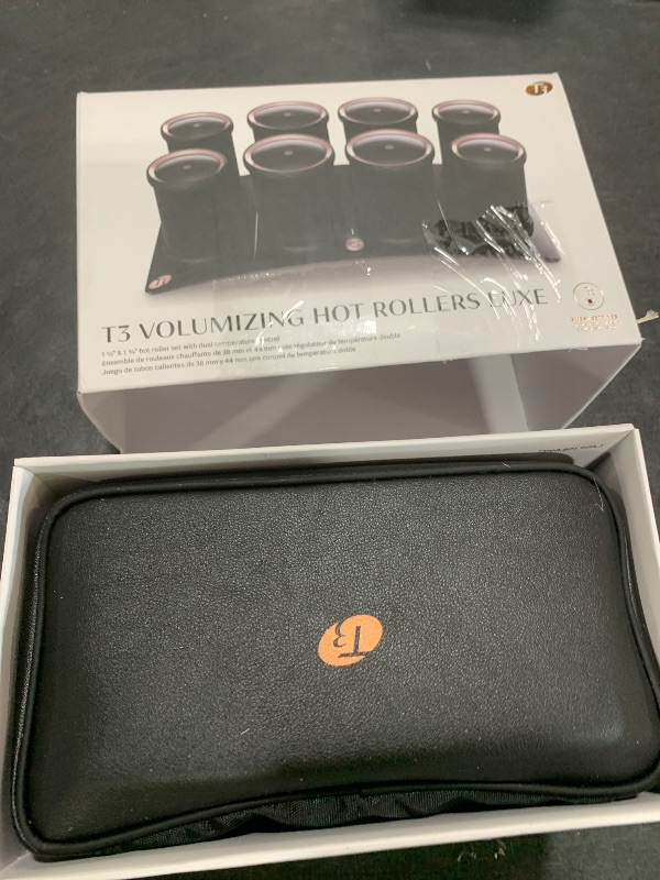 Photo 1 of T3 - Volumizing Hot Rollers LUXE | Premium Hair Curler Set for Long Lasting Volume, Body & Shine | Set of 8-4 XL (1.75") & 4 Large (1.5”)