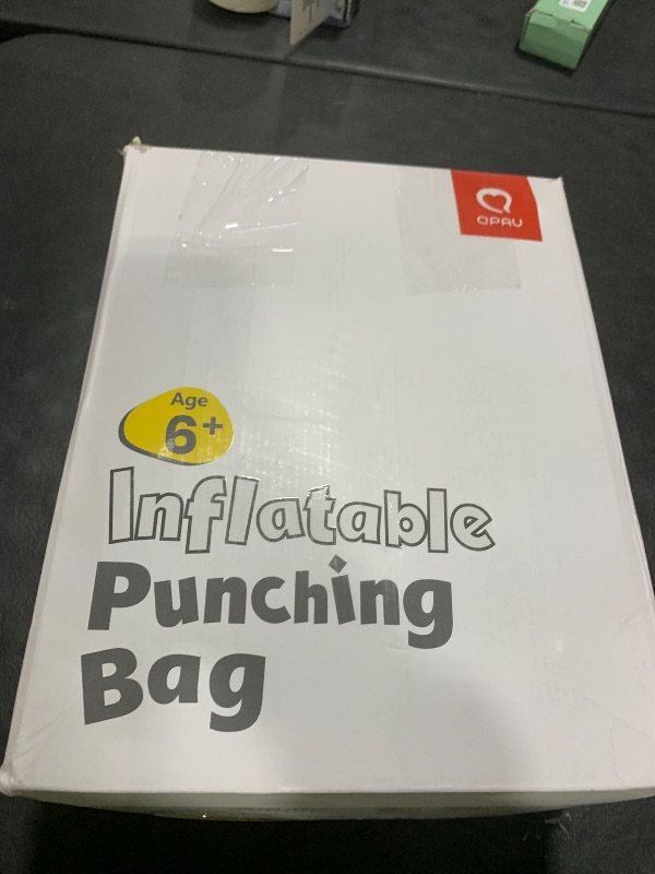 Photo 1 of QPAU 360° Rotatable Punching Bag for Kids, Lager 64” Kids Punching Bag with Gloves, Hand Pump & 6 Targets, Bop Bag Inflatable Punching Toy, Karate Gifts for Boys, Girls
