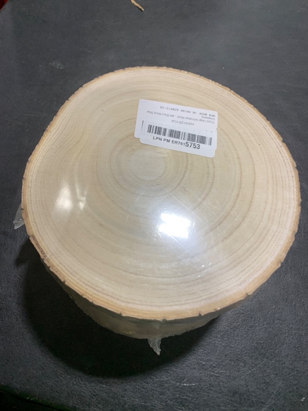 Photo 1 of 10 pcs Large Unfinished Wood Slices for Centerpieces 8-9 inches Wood Rounds for Tables Decor Rustic Wood Circles for DIY Crafts and Wedding Decor Round Wooden Discs for Ornaments