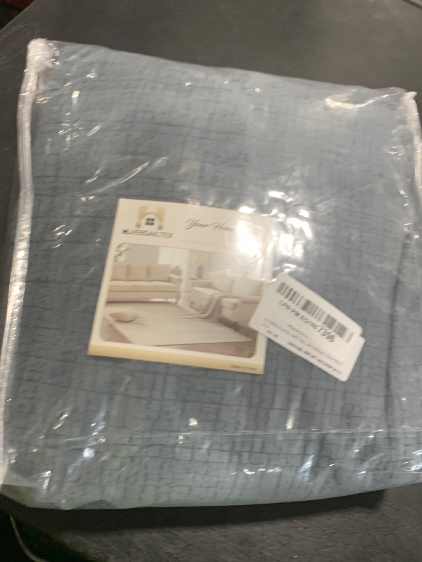 Photo 1 of H.VERSAILTEX 100% Waterproof Stretch Recliner Cover Electric Power Lift Recliner Chair Cover for Elderly People with Side Pocket, Soft Thick Jacquard Medium, Stone Blue