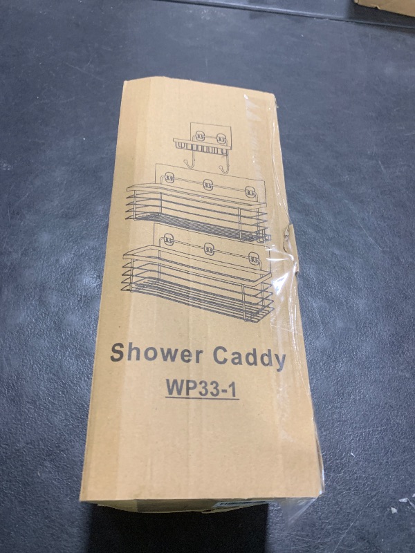 Photo 1 of ODesign Shower Caddy 3 Pack SUS304 Stainless Steel-No Drilling-Shower Bathroom Shelves Rack,Rustproof Wall Mounted,Adhesive Shower Shelf Basket Organizer-White