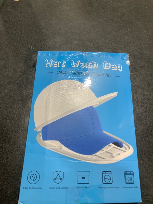 Photo 1 of Hat Washer Cage Hat Cleaner for Baseball Caps Fit for Adults and Kids Hats, White