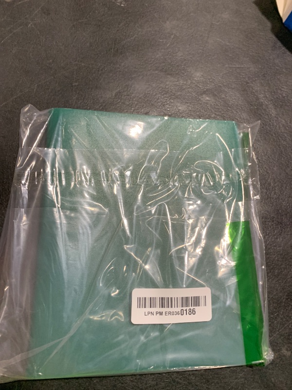 Photo 1 of Card Binder, Small Card Album with PP Waterproof Pages, 4 Pockets Trading Card Binder, Holds 160 Standard Cards, for TCG, MTG Collections Sports Cards Binder (Green)