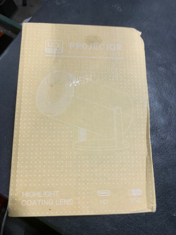 Photo 1 of Mini Projector, Support 4K 1080P Portable Projector with Dual Band WIFI6 5G Wireless 5.2 Bluetooth Android 11, 200 ANSI Lumens, 180° Rotatable, Auto Keystone Correction,35"-130" Screen Video Projector