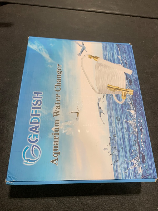 Photo 1 of GADFISH Gravel Vacuum for Aquarium Water Changer Fish Tank Cleaning Tools, Siphon Universal Quick Pump Aquarium Water Changing (30ft)