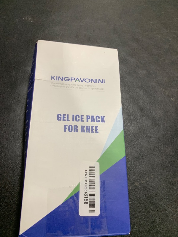Photo 1 of XXL Knee Ice Pack Wrap Around Entire Knee After Surgery, Reusable Gel Pack for Injuries, Large Ice Pack for Pain Relief, Swelling, Surgery, Sports Injuries, 1 Pack