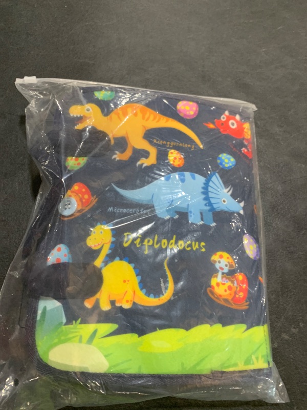 Photo 1 of LearnToy Busy Board - Dinosaur Montessori Toys for 3 4 5 Year Old - Sensory Toys for Autistic Children - Toddler Travel Toys - Busy Book for Toddlers Activities as Boys Girls Gift