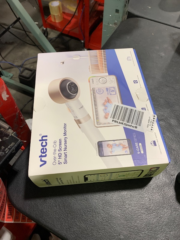 Photo 1 of VTech V-Care VC2105 1080p FHD Over-The Crib Mount Smart Baby Monitor 5” 720p LCD Screen,Table Stand,Remote Access,Versatile Placement,Intelligence Detection, Sleep Analysis,18hrs Recording,with WiFi
